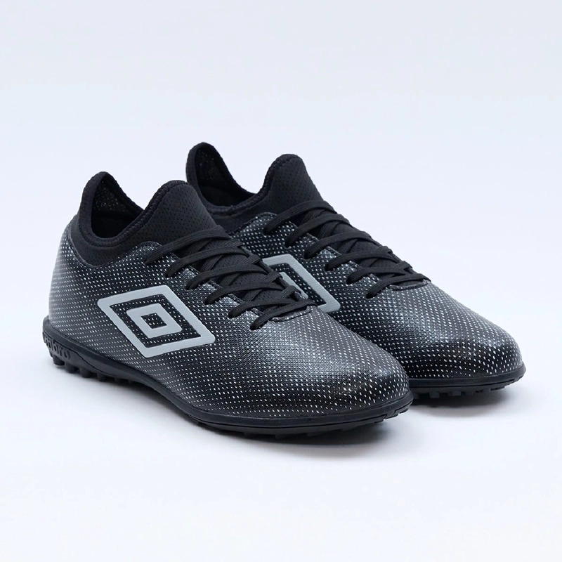 ZAPATILLAS HOMBRE UMBRO FÚTBOL PASTO SINTÉTICO NEGRO VELOCE LT IV TF - 5