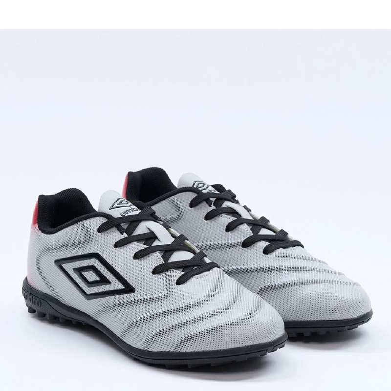 ZAPATILLAS NIÑO UMBRO FÚTBOL PASTO SINTÉTICO GRIS TOCCARE V TF - 5