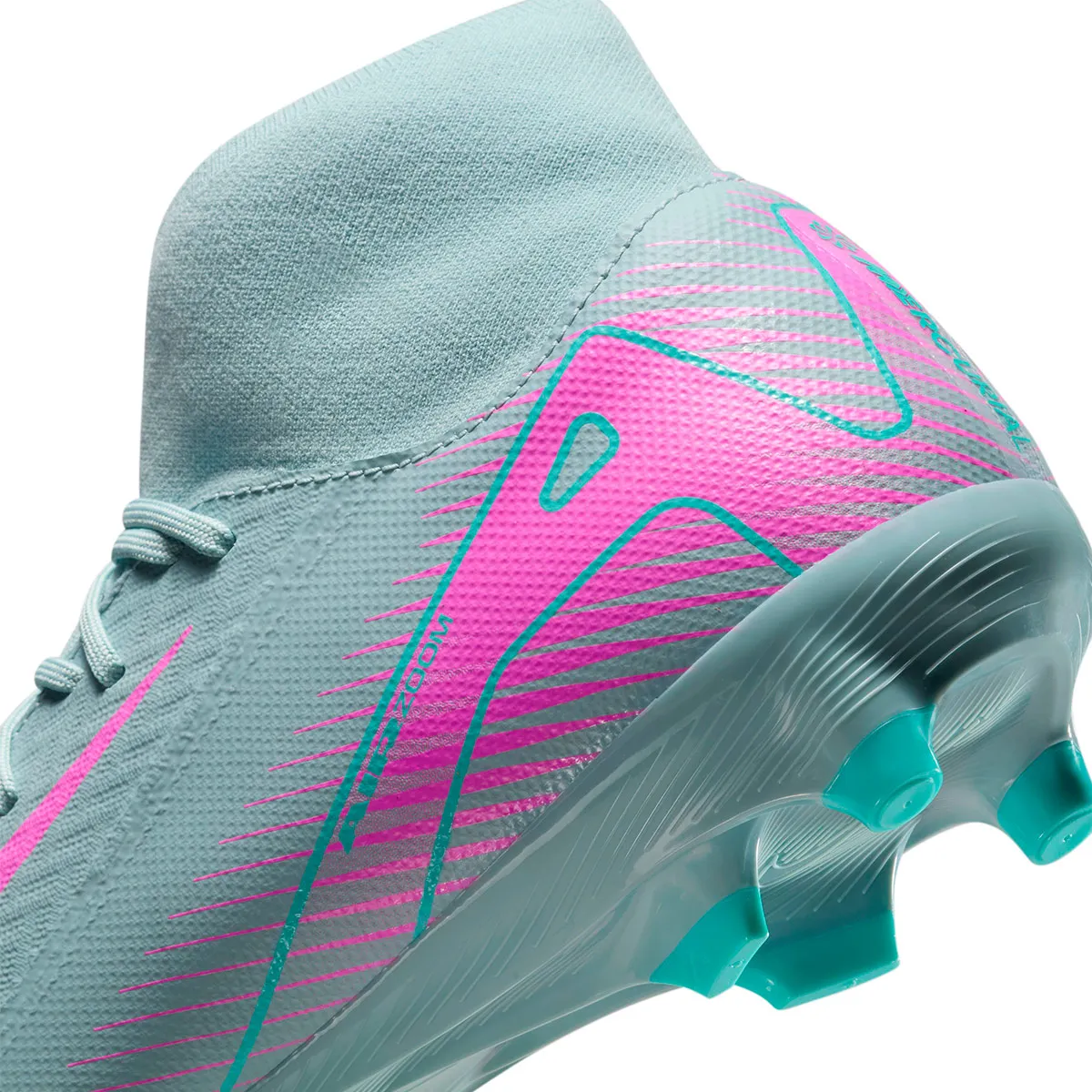ZAPATILLAS UNISEX NIKE CHIMPUNES VERDE ZM SUPERFLY 10 ACADEMY FGMG - 6