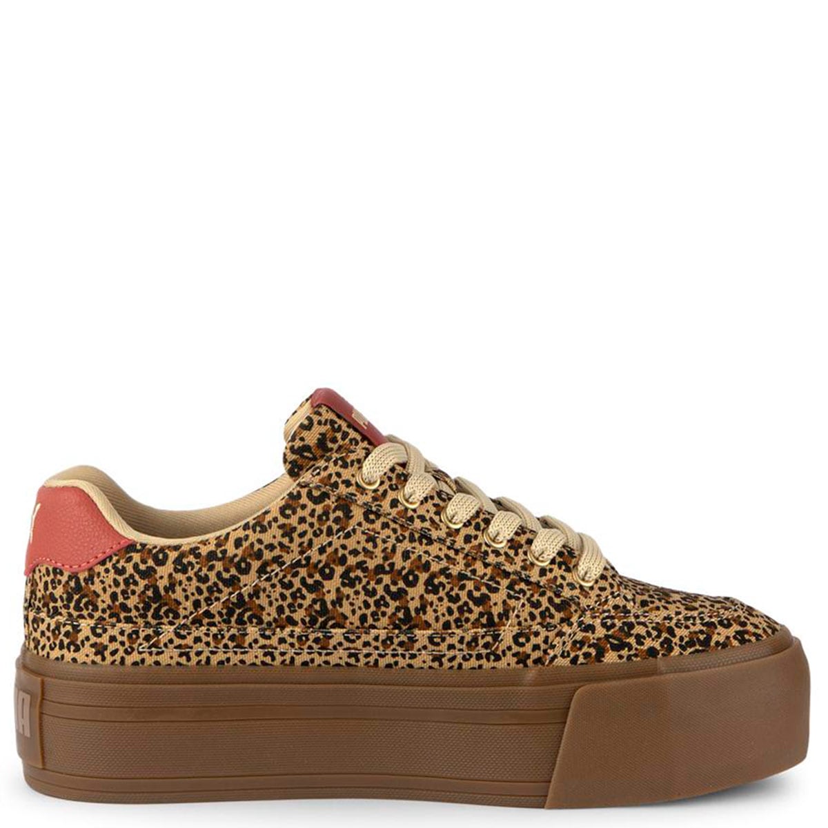 ZAPATILLA MUJER PUMA JOGGING MARRÓN COURT CLASSIC VULC FS PLATFORM ANIMAL WNS - 3