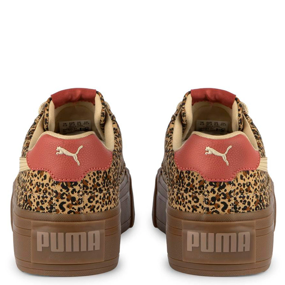 ZAPATILLA MUJER PUMA JOGGING MARRÓN COURT CLASSIC VULC FS PLATFORM ANIMAL WNS - 5