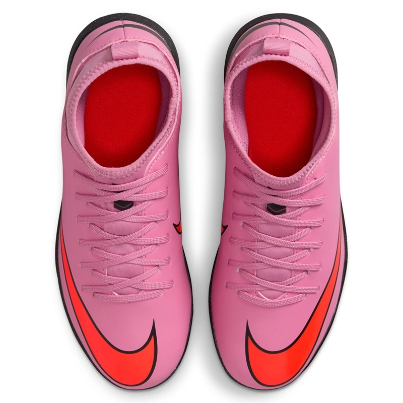 ZAPATILLAS NIÑO NIKE FUTBOL INDOOR ROSADO JR SUPERFLY 10 CLUB TF - 2