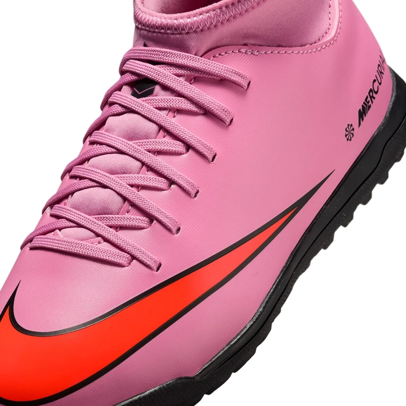 ZAPATILLAS NIÑO NIKE FUTBOL INDOOR ROSADO JR SUPERFLY 10 CLUB TF - 4
