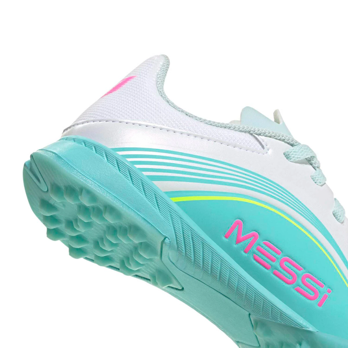 ZAPATILLAS NIÑO ADIDAS FÚTBOL PASTO SINTÉTICO BLANCO F50 MESSI LEAGUE - 6
