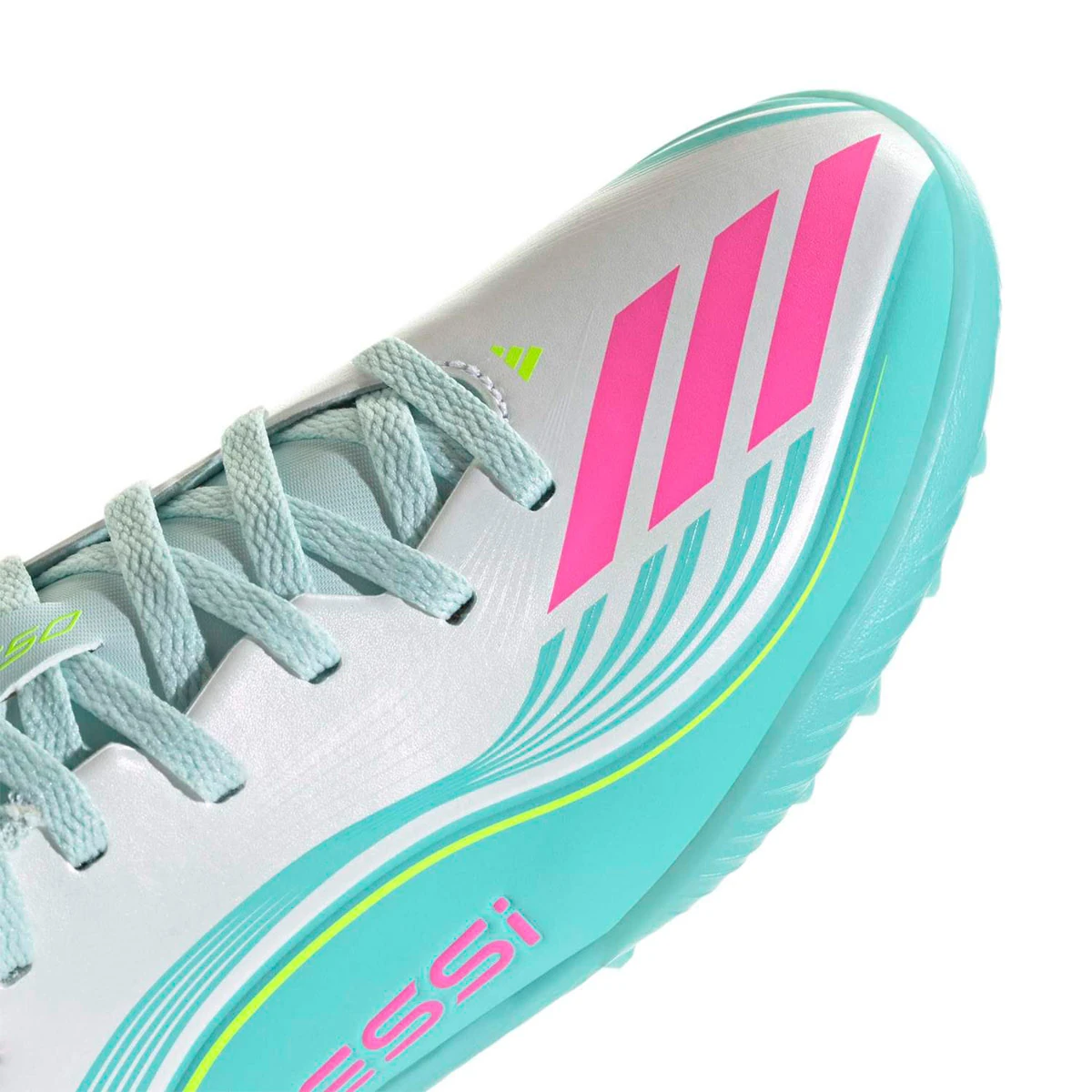 ZAPATILLAS NIÑO ADIDAS FÚTBOL PASTO SINTÉTICO BLANCO F50 MESSI LEAGUE - 7