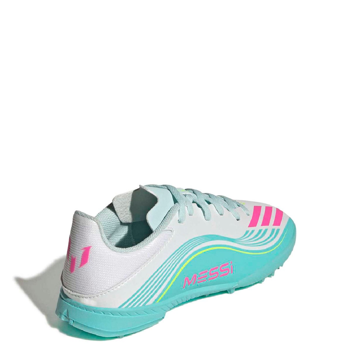 ZAPATILLAS NIÑO ADIDAS FÚTBOL PASTO SINTÉTICO BLANCO F50 MESSI LEAGUE - 5