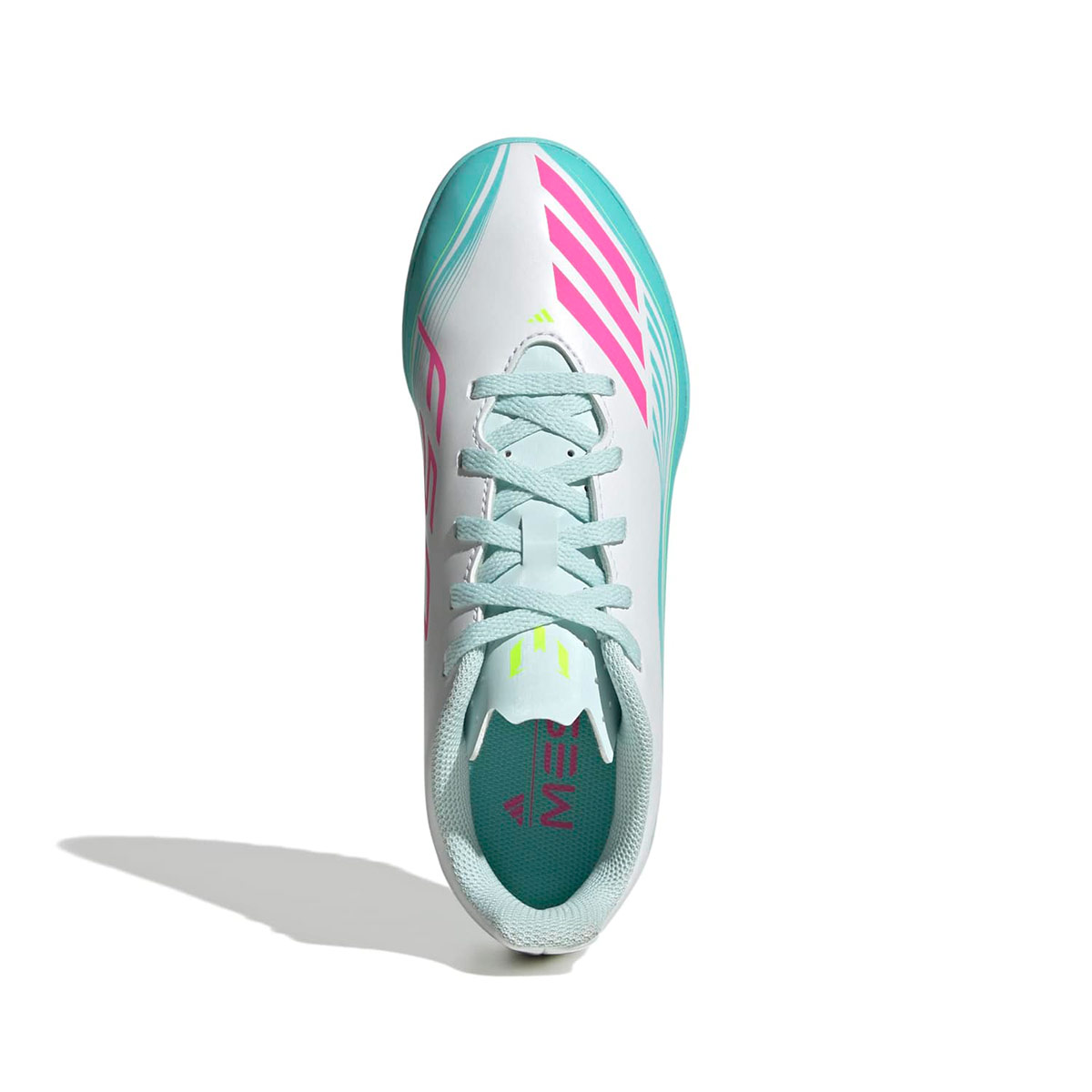 ZAPATILLAS NIÑO ADIDAS FÚTBOL PASTO SINTÉTICO BLANCO F50 MESSI CLUB0 - 1
