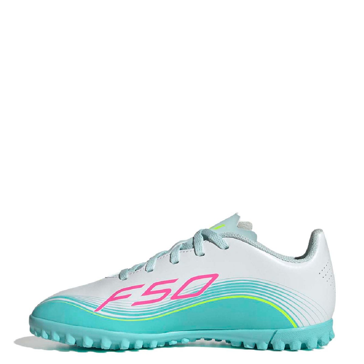 ZAPATILLAS NIÑO ADIDAS FÚTBOL PASTO SINTÉTICO BLANCO F50 MESSI CLUB0 - 3