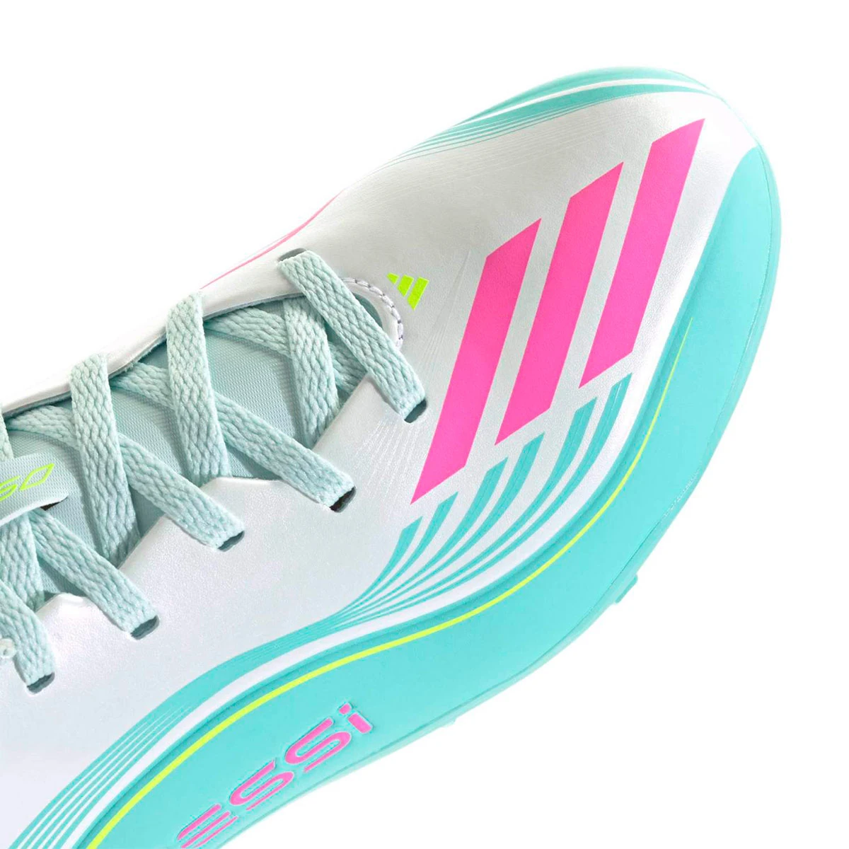 ZAPATILLAS NIÑO ADIDAS FÚTBOL PASTO SINTÉTICO BLANCO F50 MESSI CLUB0 - 7