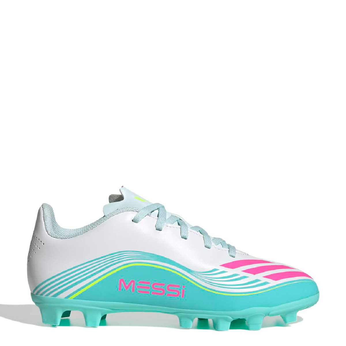 ZAPATILLAS NIÑO ADIDAS FÚTBOL PASTO SINTÉTICO BLANCO F50 MESSI CLUB0 - 8