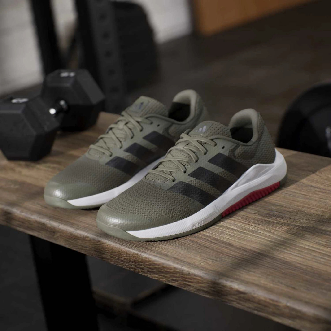 ZAPATILLAS HOMBRE ADIDAS CROSS TRAINING VERDE DROPSET BASE - 3