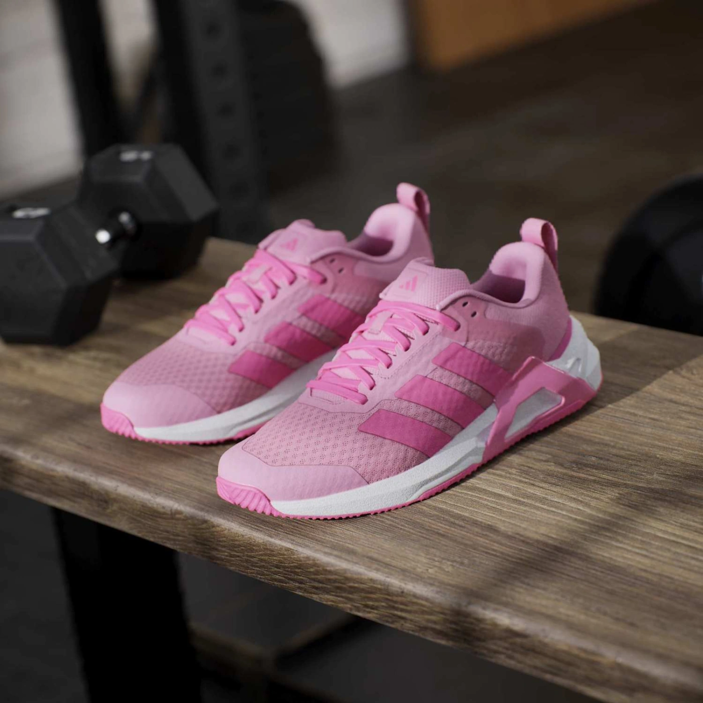 ZAPATILLAS MUJER ADIDAS CROSS TRAINING ROSADO DROPSET CONTROL - 3