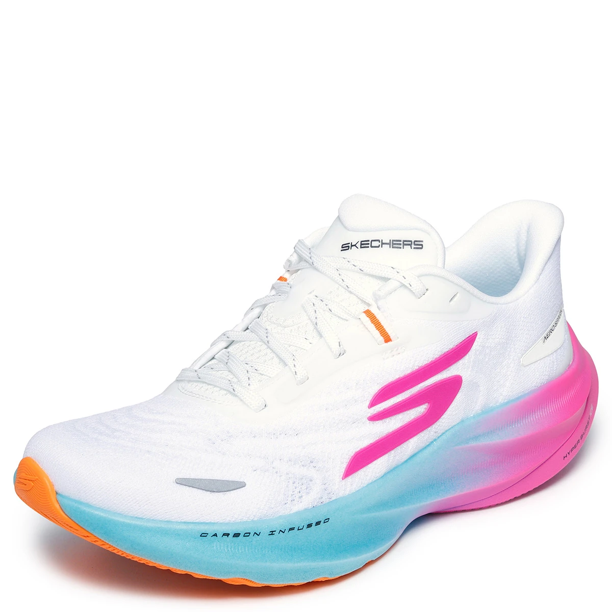 ZAPATILLAS MUJER SKECHERS RUNNING BLANCO SKX AERO SPARK - 4
