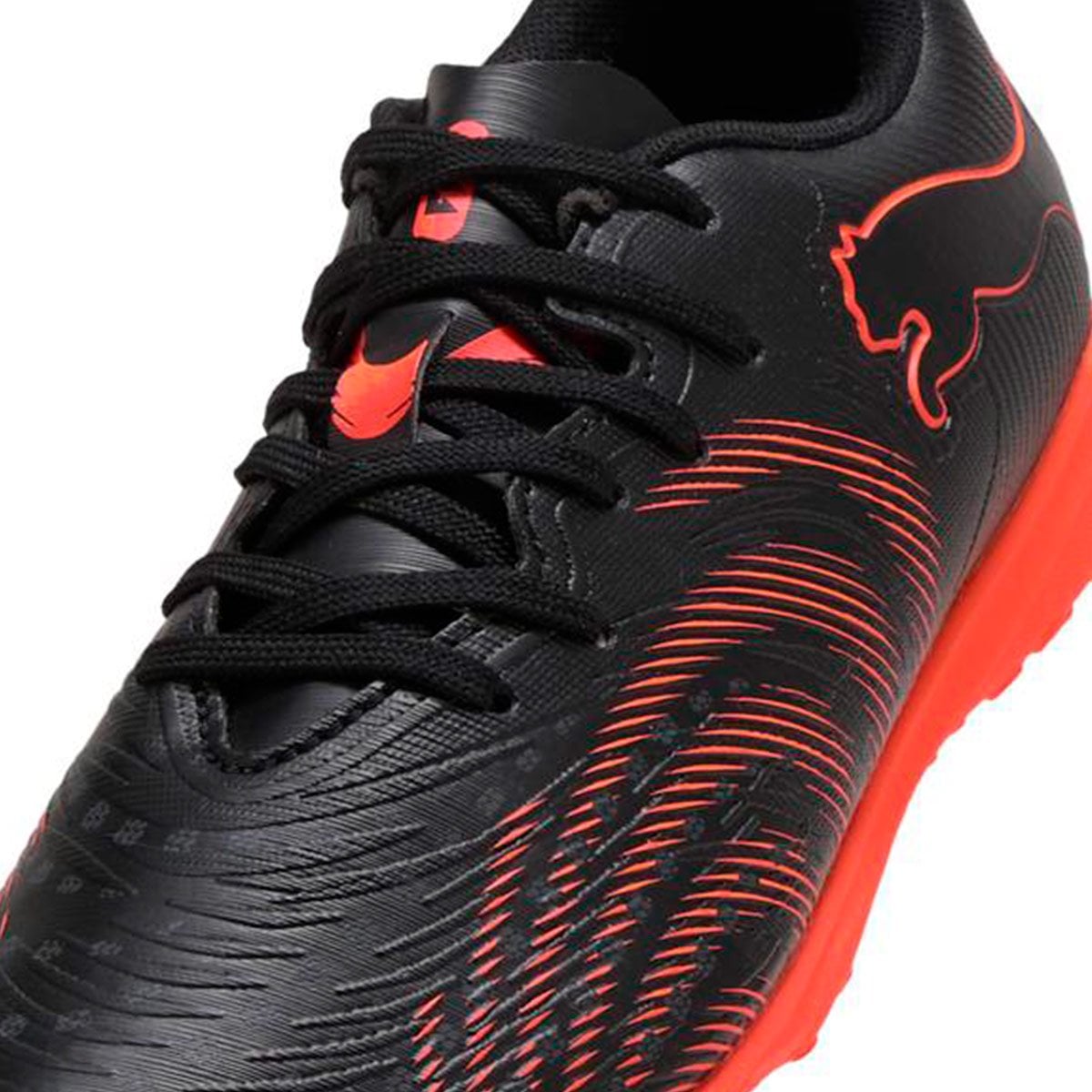 ZAPATILLAS NIÑO PUMA FÚTBOL PASTO SINTÉTICO NEGRO FUTURE 9 PLAY TT JR - 6