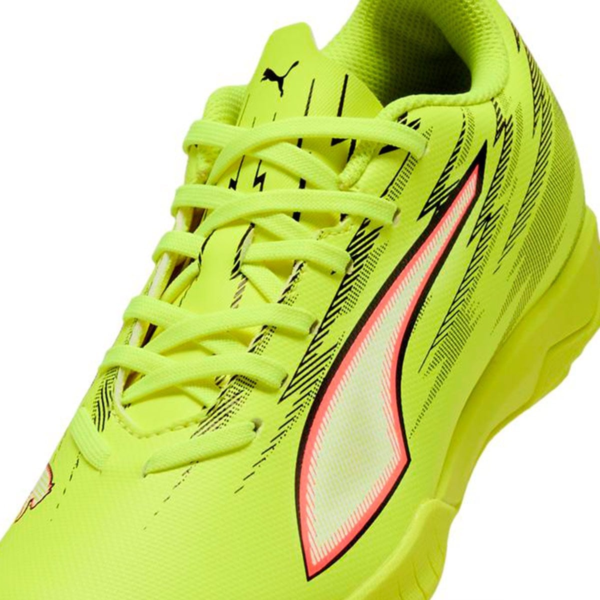 ZAPATILLAS NIÑO PUMA FÚTBOL PASTO SINTÉTICO AMARILLO ULTRA 6 PLAY TT JR - 5