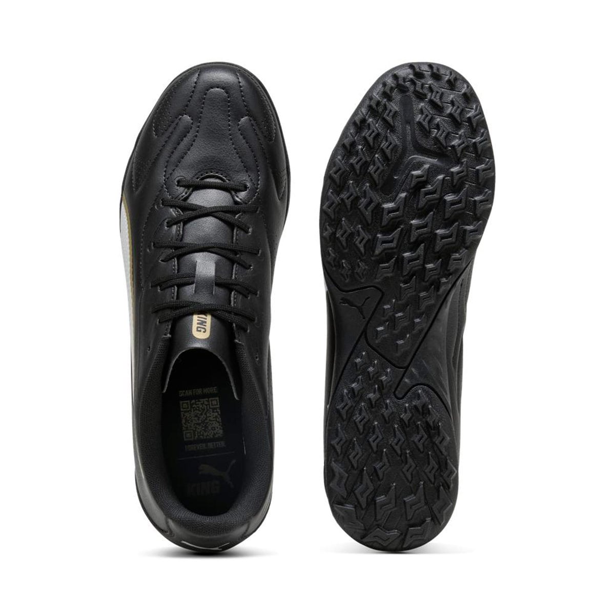 ZAPATILLAS HOMBRE PUMA FÚTBOL PASTO SINTÉTICO NEGRO KING 20 PLAY TT - 4