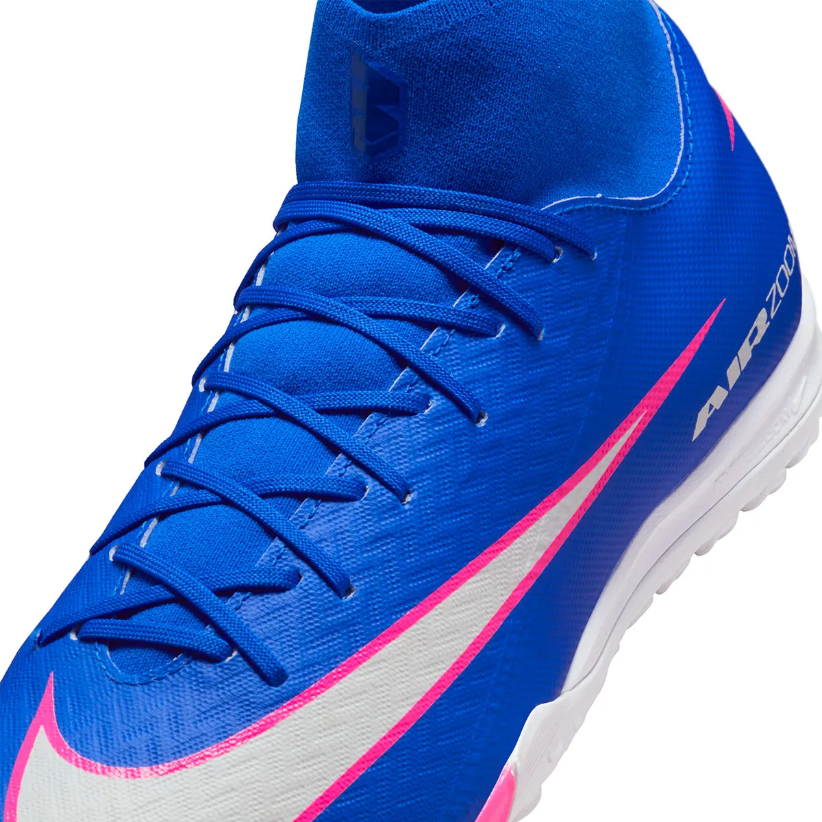 ZAPATILLAS UNISEX NIKE FÚTBOL PASTO SINTÉTICO AZUL ZM SUPERFLY 10 ACADEMY TF - 4