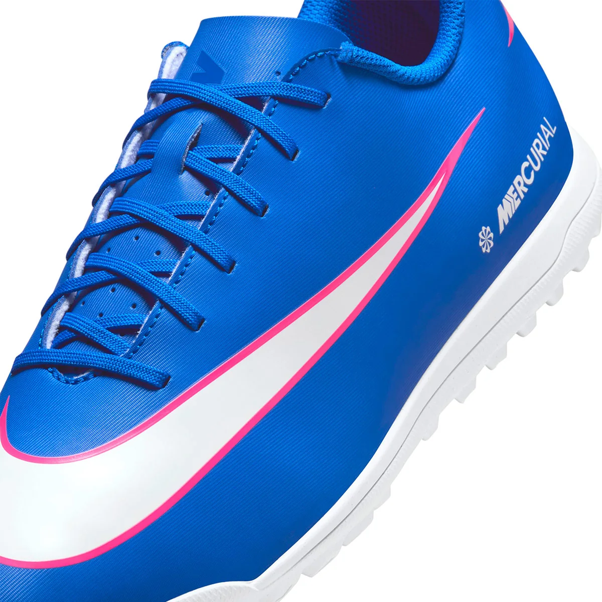 ZAPATILLAS UNISEX NIKE FÚTBOL PASTO SINTÉTICO AZUL VAPOR 16 CLUB TF - 4