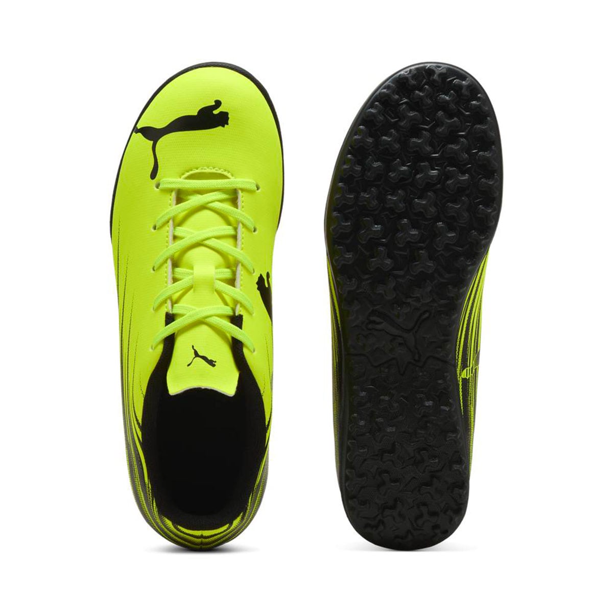 ZAPATILLAS NIÑO PUMA FÚTBOL PASTO SINTÉTICO AMARILLO ATTACANTO II TT - 4
