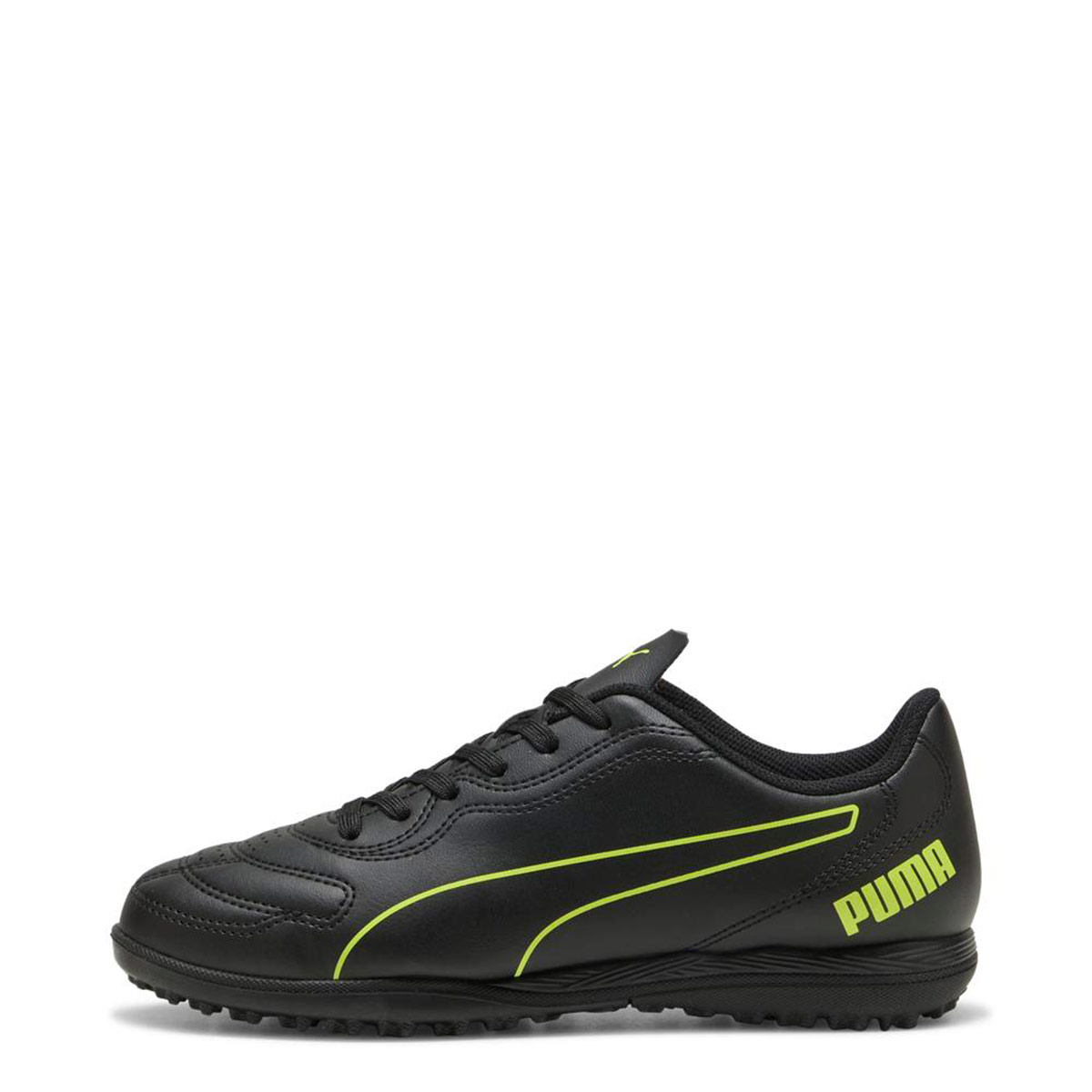 ZAPATILLAS NIÑO PUMA FÚTBOL PASTO SINTÉTICO NEGRO CLASSICO TT - 5