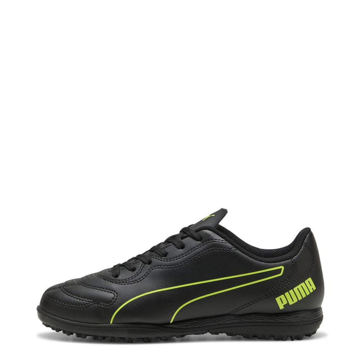 ZAPATILLAS NIÑO PUMA FÚTBOL PASTO SINTÉTICO NEGRO CLASSICO TT - 5