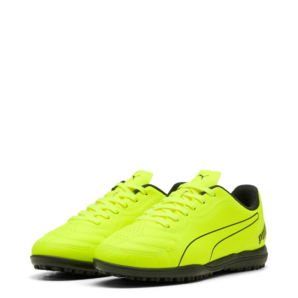 ZAPATILLAS NIÑO PUMA FÚTBOL PASTO SINTÉTICO AMARILLO CLASSICO TT - 1