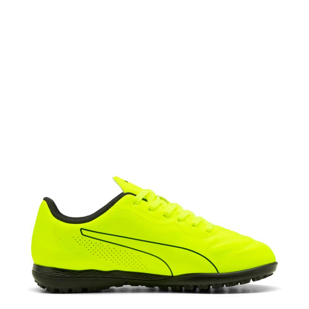 ZAPATILLAS NIÑO PUMA FÚTBOL PASTO SINTÉTICO AMARILLO CLASSICO TT - 4