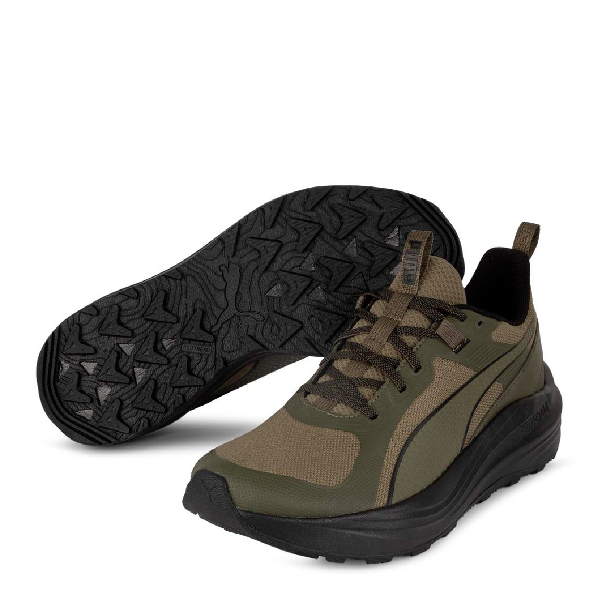 ZAPATILLAS HOMBRE PUMA RUNNING VERDE FLARE PRO TRAIL PTX - 1