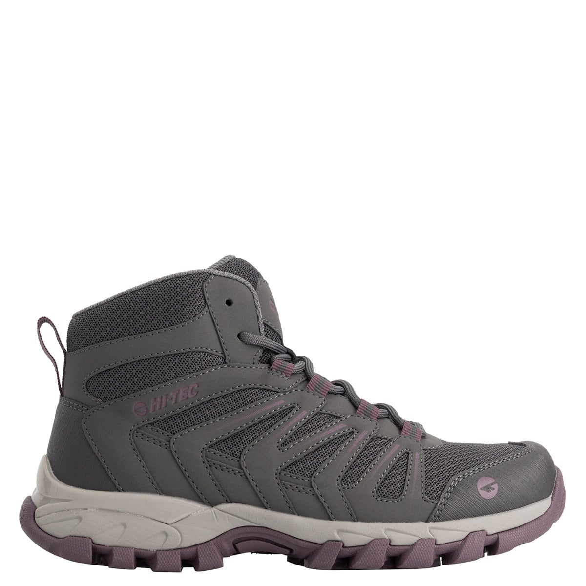 ZAPATILLAS MUJER HI TEC OUTDOOR GRIS GRAND PARADISO MID - 1