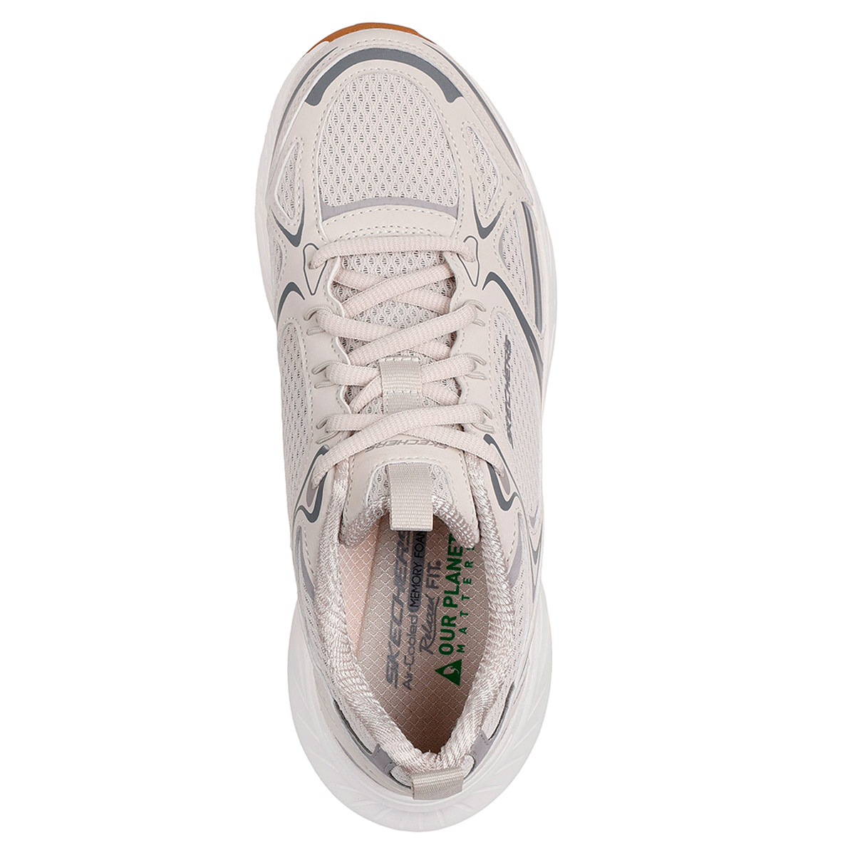 ZAPATILLAS MUJER SKECHERS TODA ACTIVIDAD CREMA EDGERIDE - 4