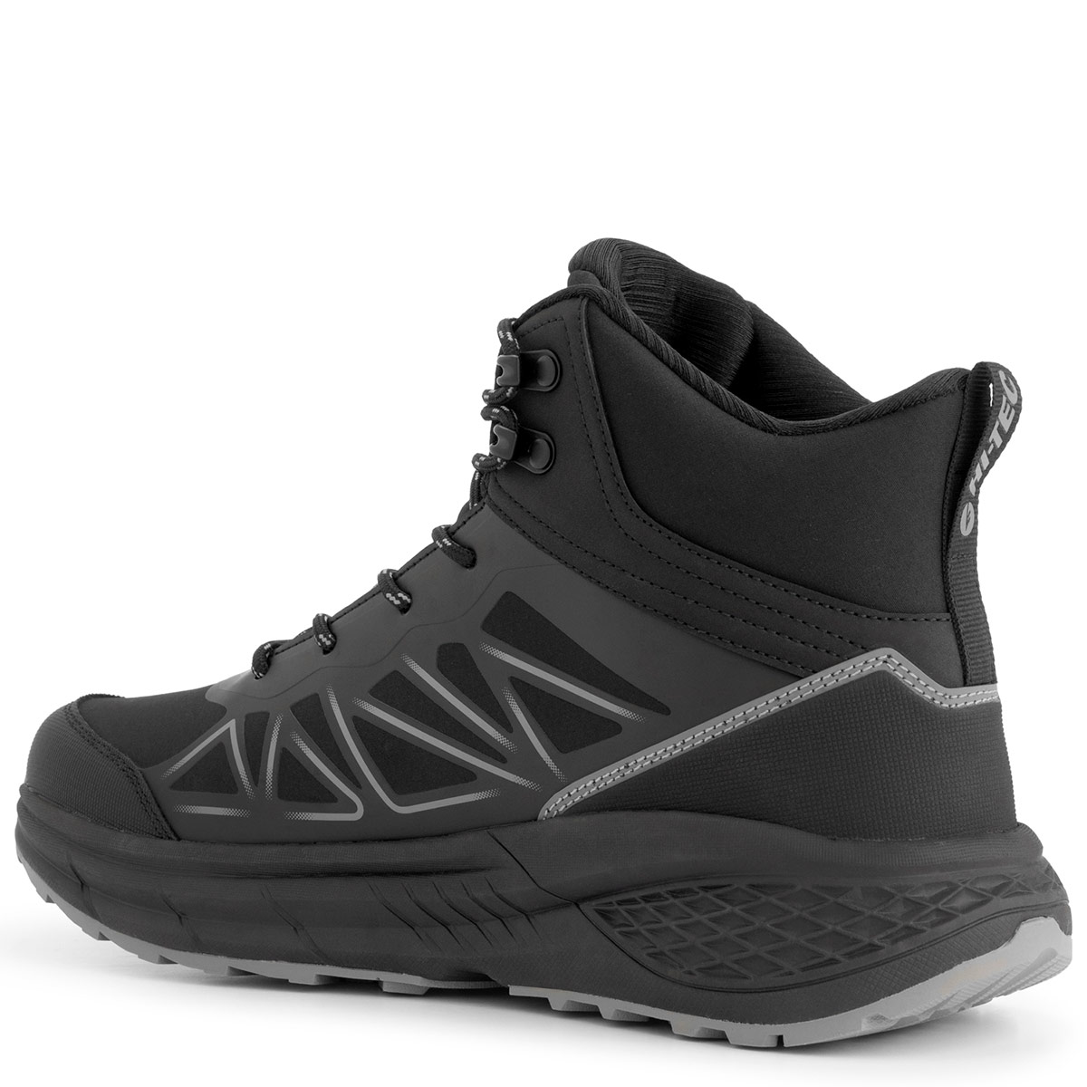 ZAPATILLAS HOMBRE HI-TEC OUTDOOR NEGRO SOFTSHELL MID WP - 3