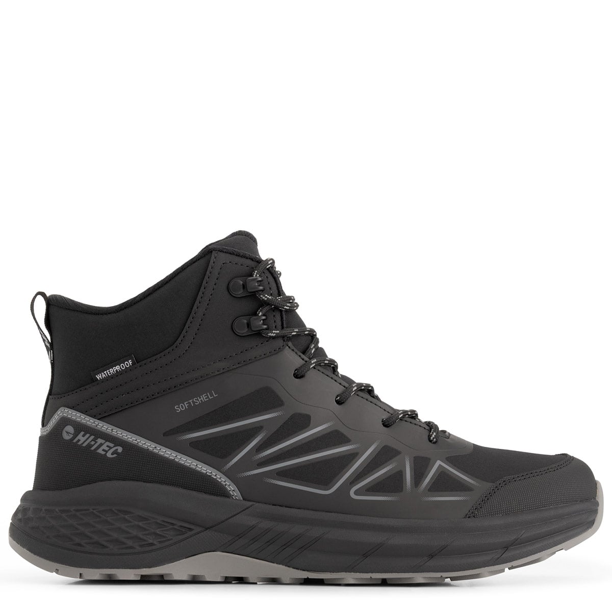 ZAPATILLAS HOMBRE HI-TEC OUTDOOR NEGRO SOFTSHELL MID WP - 1