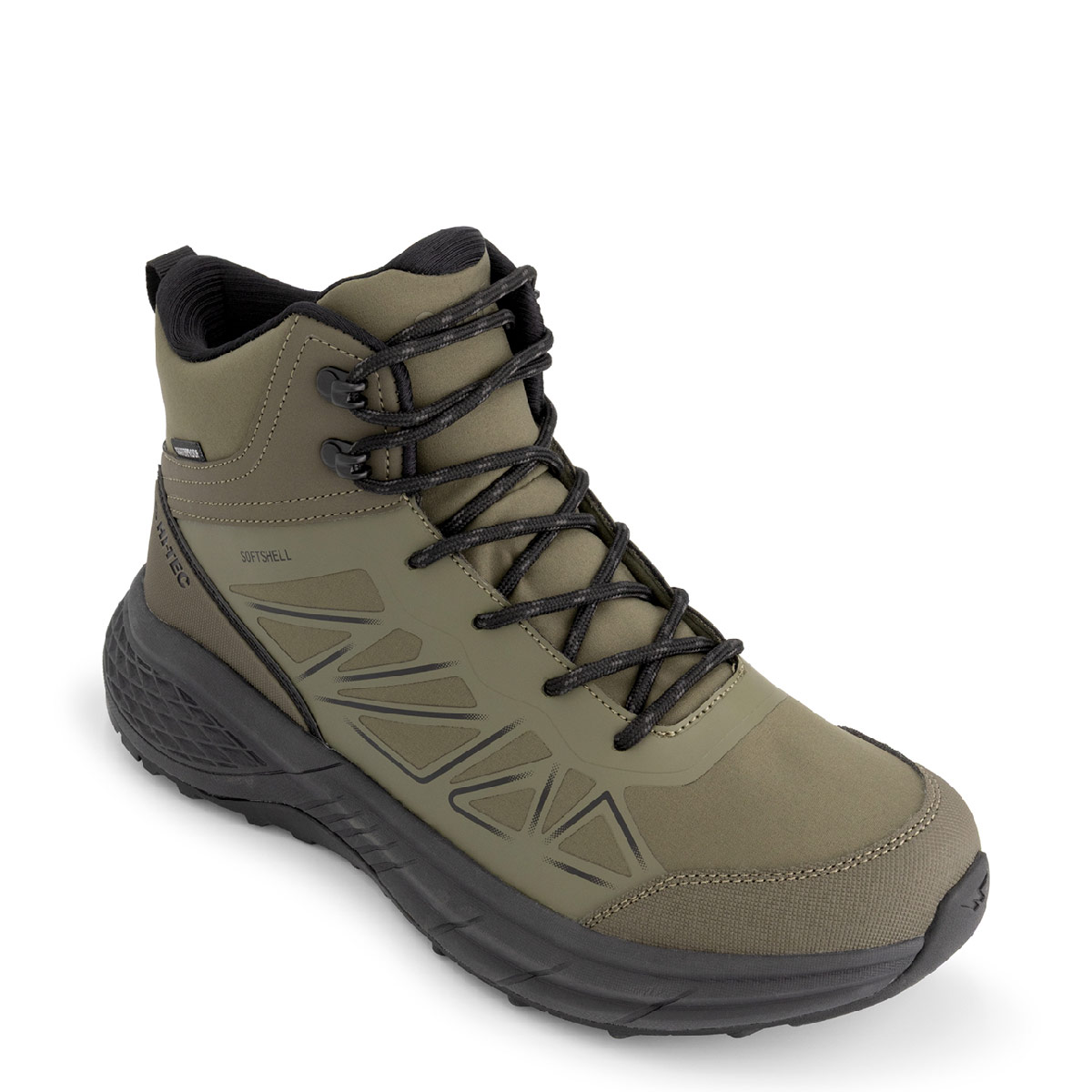 ZAPATILLAS HOMBRE HI-TEC OUTDOOR VERDE SOFTSHELL MID WP - 2