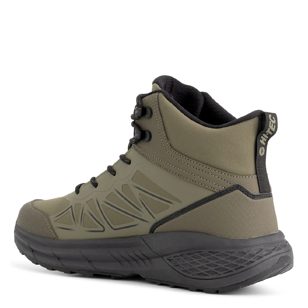 ZAPATILLAS HOMBRE HI-TEC OUTDOOR VERDE SOFTSHELL MID WP - 3