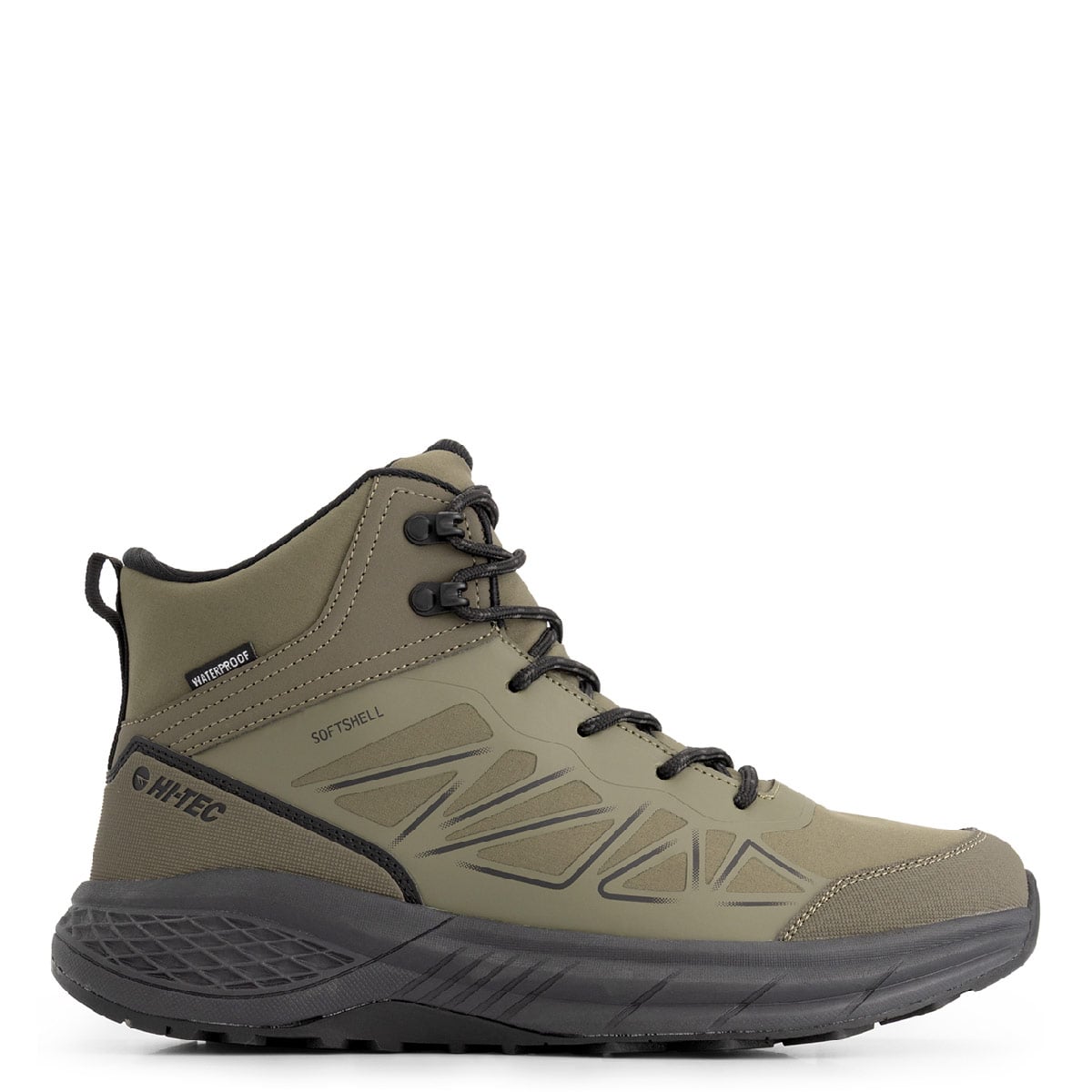 ZAPATILLAS HOMBRE HI-TEC OUTDOOR VERDE SOFTSHELL MID WP - 1
