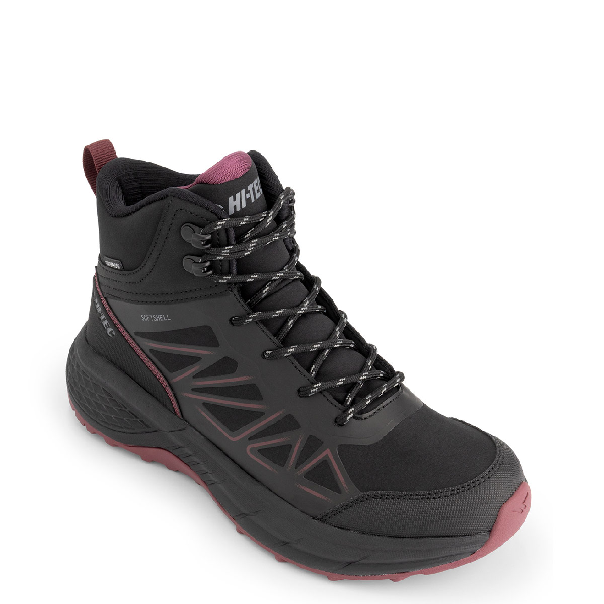 ZAPATILLAS MUJER HI-TEC OUTDOOR NEGRO SOFTSHELL MID WP - 2