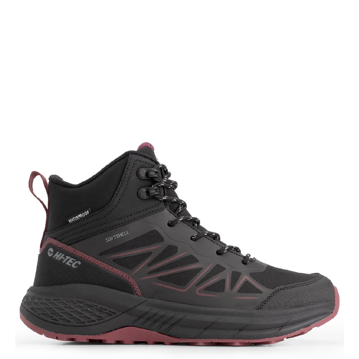 ZAPATILLAS MUJER HI-TEC OUTDOOR NEGRO SOFTSHELL MID WP - 1