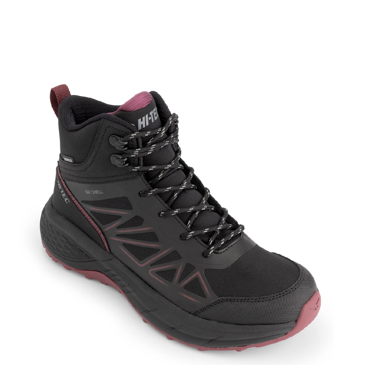 ZAPATILLAS MUJER HI-TEC OUTDOOR NEGRO SOFTSHELL MID WP - 2