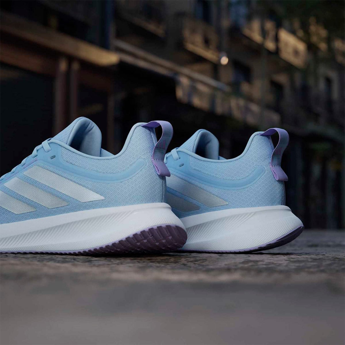 ZAPATILLAS MUJER ADIDAS RUNNING AZUL RUNBLAZE - 6