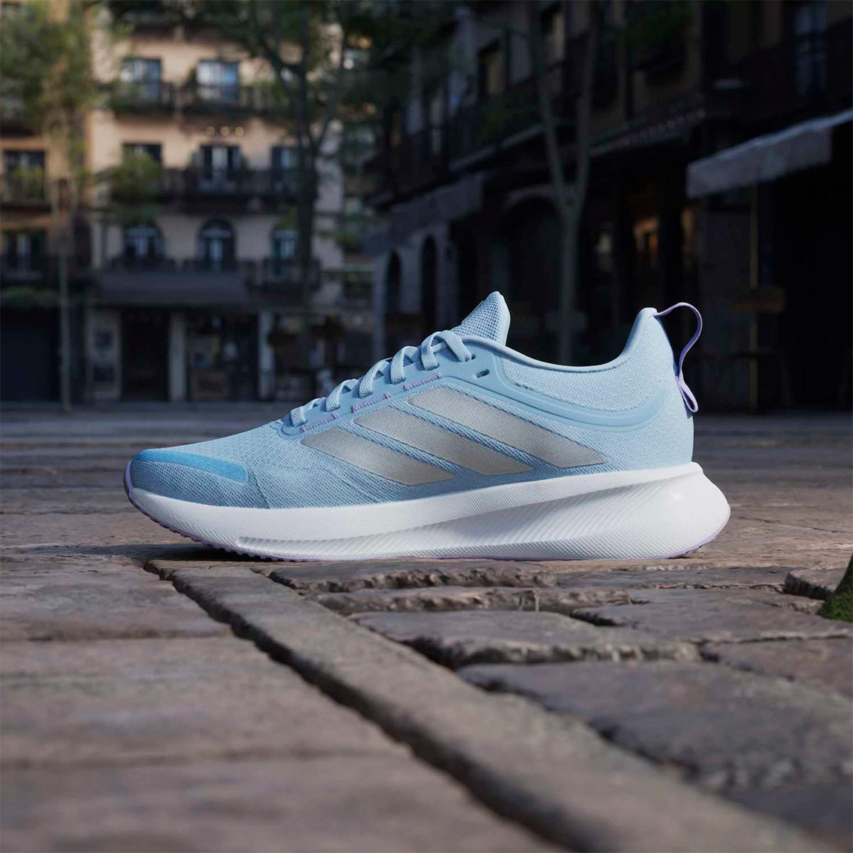 ZAPATILLAS MUJER ADIDAS RUNNING AZUL RUNBLAZE - 5