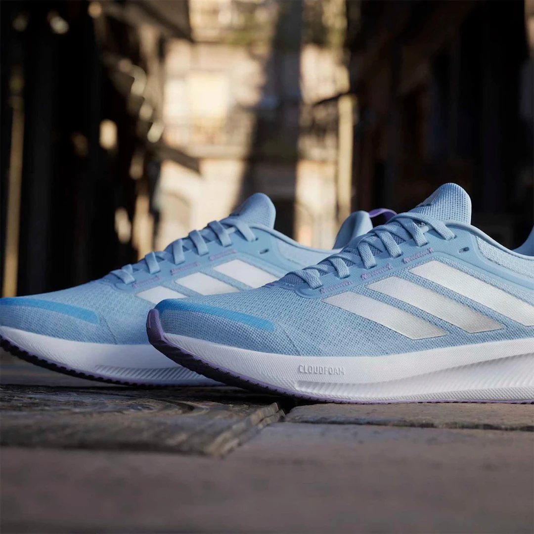 ZAPATILLAS MUJER ADIDAS RUNNING AZUL RUNBLAZE - 3