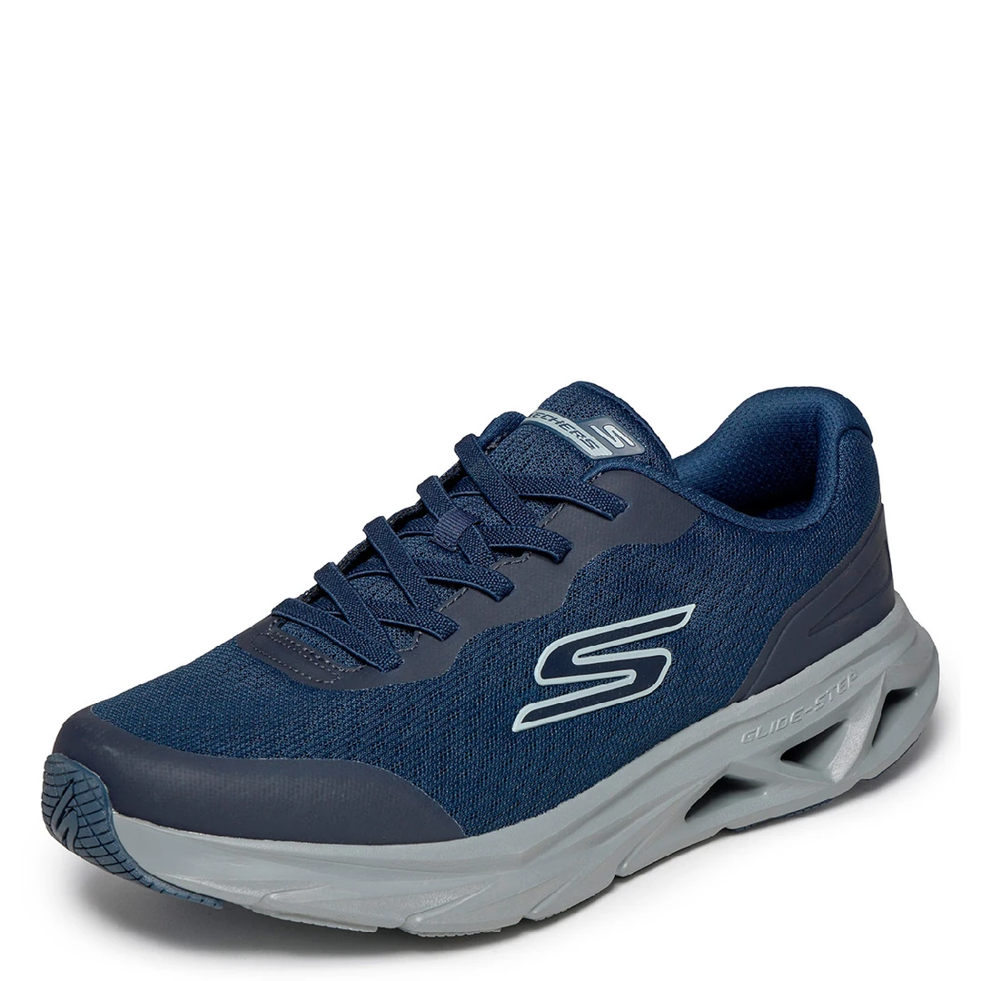 ZAPATILLAS HOMBRE SKECHERS RUNNING AZUL GLIDE-STEP VORTEX - 6