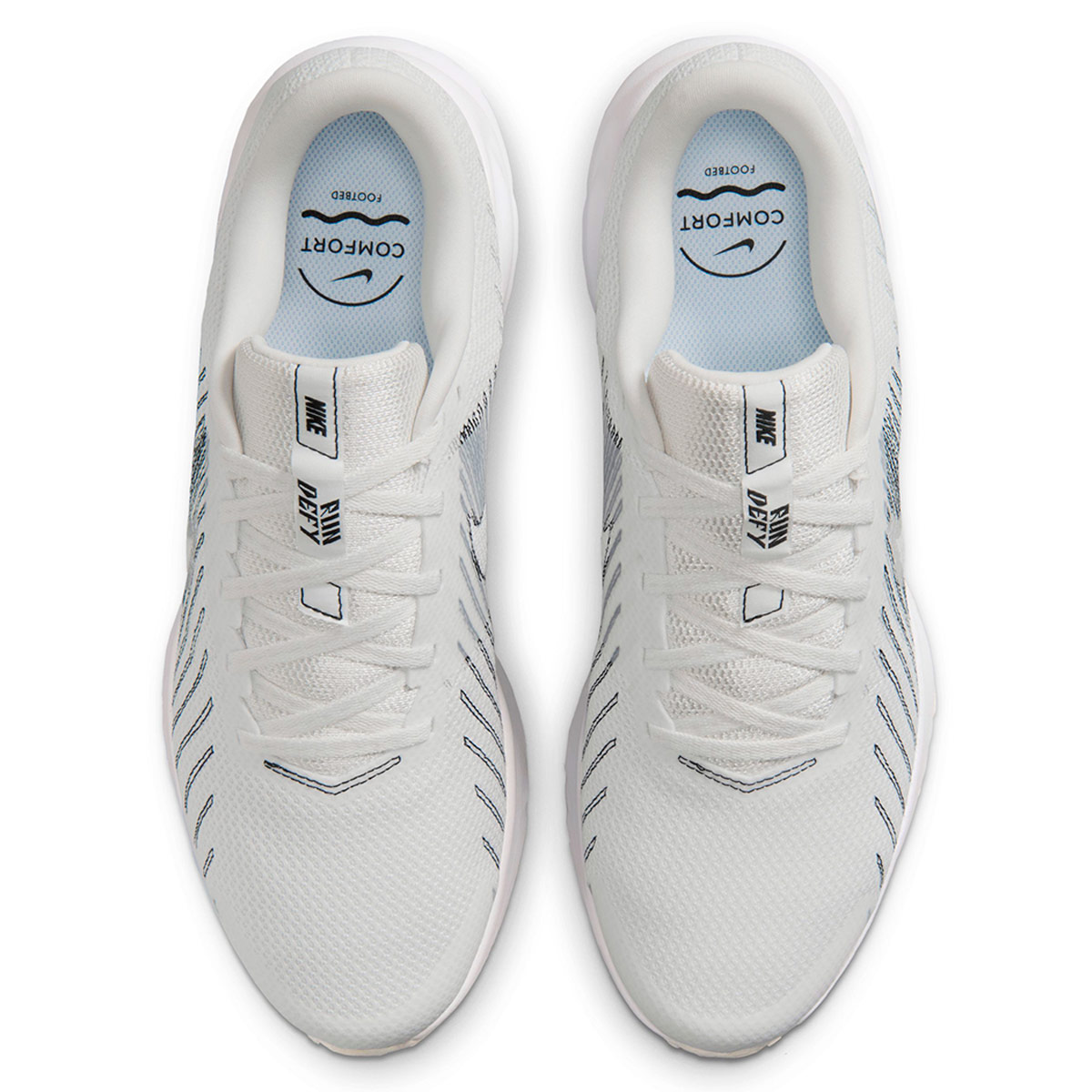 ZAPATILLAS HOMBRE NIKE RUNNING BLANCO RUN DEFY - 4