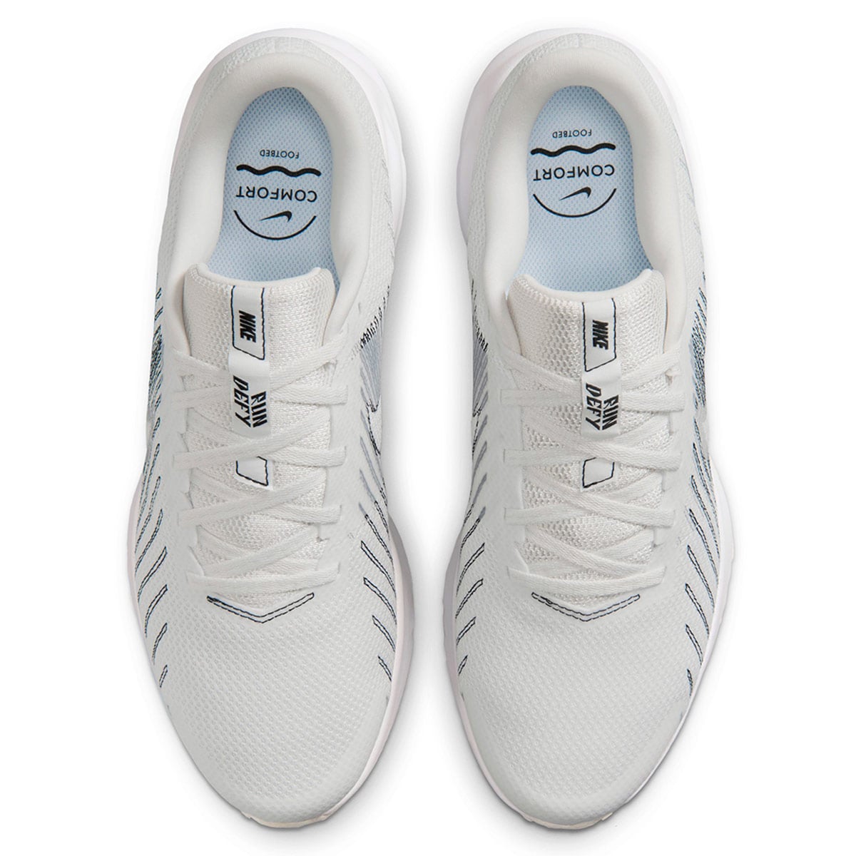 ZAPATILLAS HOMBRE NIKE RUNNING BLANCO RUN DEFY - 4