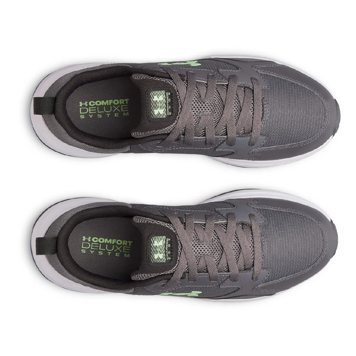 ZAPATILLAS HOMBRE UNDER ARMOUR TRAINING GRIS CHARGED EDGE CUERO - 4