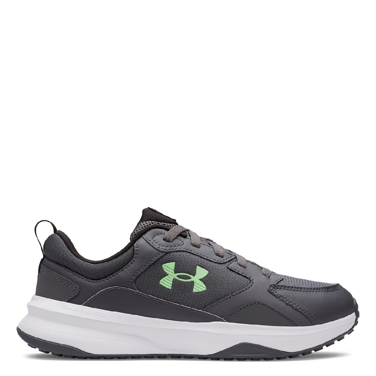 ZAPATILLAS HOMBRE UNDER ARMOUR TRAINING GRIS CHARGED EDGE CUERO - 1