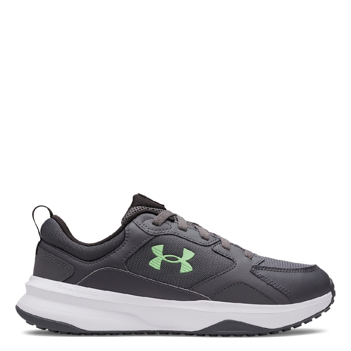 ZAPATILLAS HOMBRE UNDER ARMOUR TRAINING GRIS CHARGED EDGE CUERO - 1