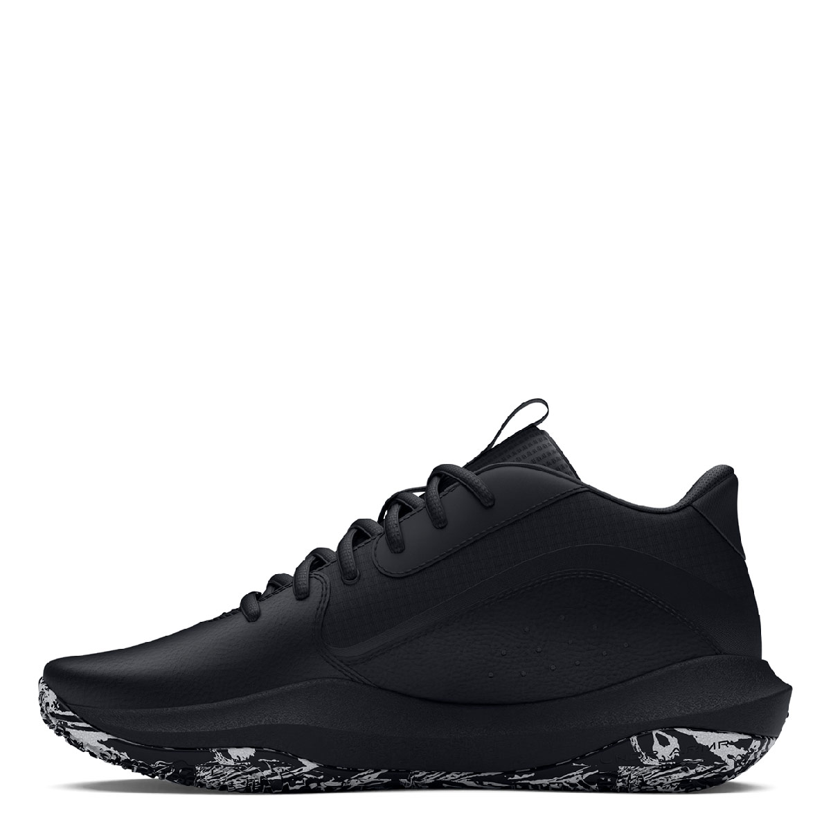 ZAPATILLAS UNISEX UNDER ARMOUR BASQUET NEGRO LOCKDOWN CUERO - 2
