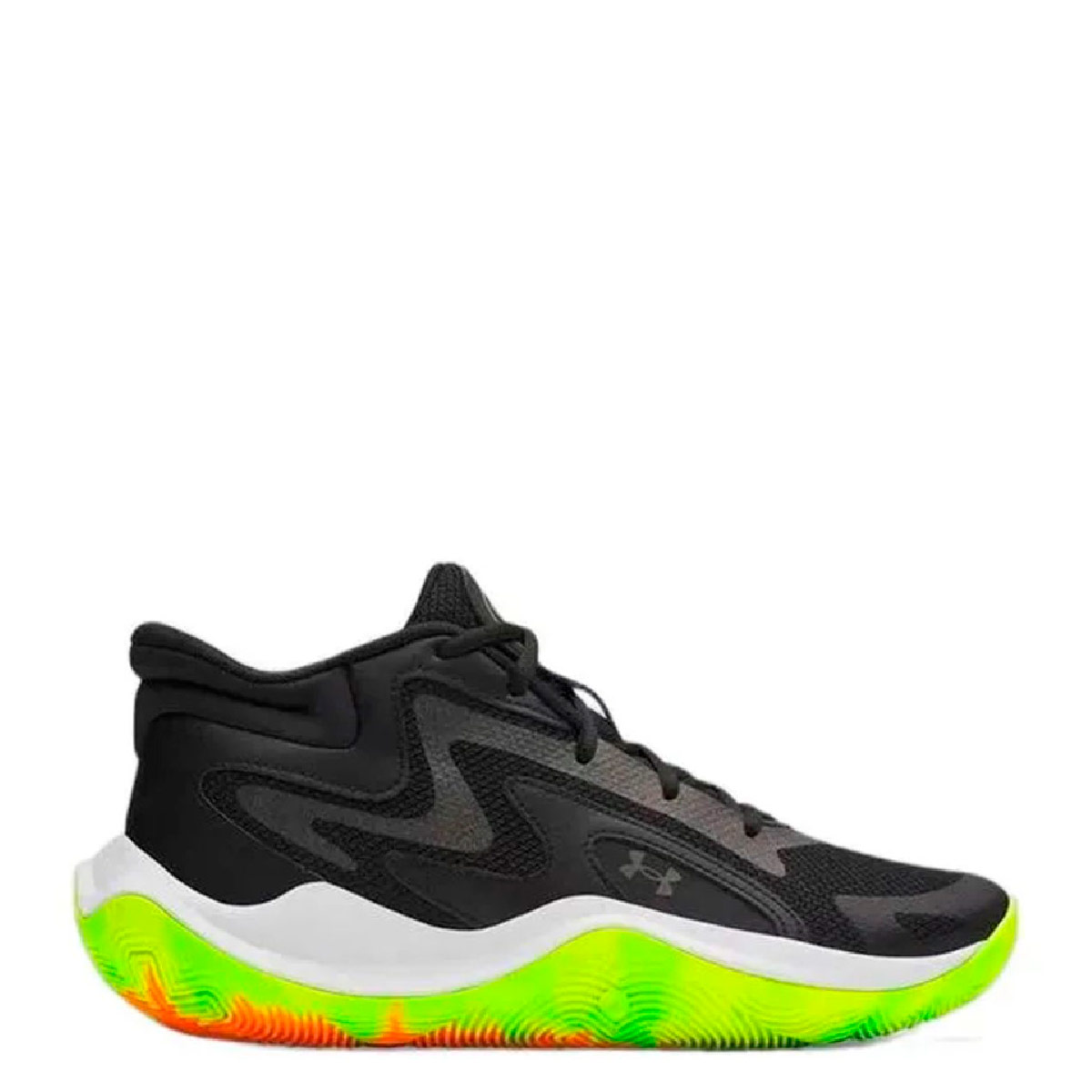 ZAPATILLAS UNISEX UNDER ARMOUR BASQUET NEGRO JET 25 - 1