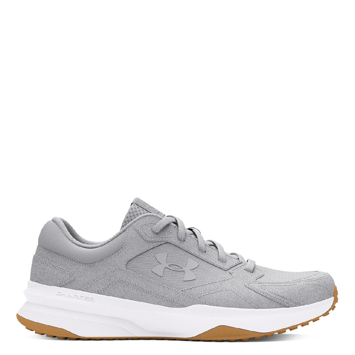 ZAPATILLAS MUJER UNDER ARMOUR TRAINING GRIS EDGE SUEDE CUERO - 1